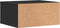 vidaXL - Printerkastje - 49x40x22,5 - cm - bewerkt - hout - zwart