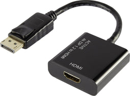 Renkforce RF-4222524 - DisplayPort naar HDMI Adapter - 4K2K ondersteuning - Zwart
