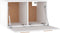 vidaXL - Wandkast - 60x36,5x35 - cm - bewerkt - hout - wit
