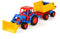 Cavallino Basics Tractor met Shovel en Trailer