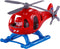 Cavallino Brandweerhelikopter met Speelfiguur, 29,5cm
