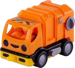 Cavallino Mijn Eerste Vuilniswagen Oranje, 19cm