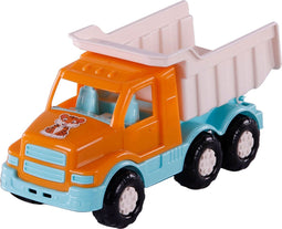 Cavallino Safari Torpedo Kiepvrachtwagen Oranje, 26,5cm