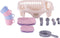 Cavallino Servies met Afwasrek Roze, 30dlg.