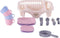 Cavallino Servies met Afwasrek Roze, 30dlg.