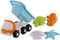 Cavallino Strand Kiepwagen met 4 Zandvormen Blauw