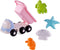 Cavallino Strand Kiepwagen met 4 Zandvormen Roze