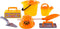 Cavallino Toys Cavallino Emmer met Metselset, 7dlg.