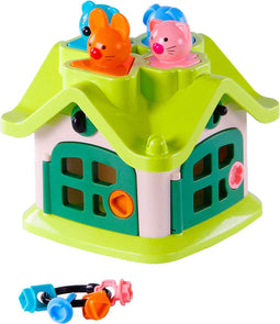 Cavallino Toys Cavallino Huis Vormenstoof met Sleutels, 6dlg.