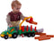 Cavallino Toys Cavallino Klassieke Tractor met Aanhangwagen en Hout, 61cm