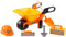 Cavallino Toys Cavallino Kruiwagen Geel met Gereedschap en Helm, 6dlg.