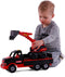Cavallino Toys Cavallino Mammoet Torpedo Vrachtwagen met Graafmachine, 44,5cm