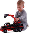 Cavallino Toys Cavallino Mammoet Torpedo Vrachtwagen met Graafmachine, 44,5cm
