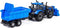 Cavallino Toys Cavallino Tractor met Lader en Aanhang Kiepwagen Blauw, Schaal 1:32
