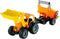 Cavallino Toys Cavallino Tractor met Voorlader en Aanhanger
