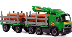 Cavallino Toys Cavallino Volvo Houttransport Vrachtwagen met Aanhanger