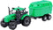 Cavallino Tractor met Paardentrailer Groen, Schaal 1:32