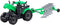 Cavallino Tractor met Ploeg Groen, Schaal 1:32