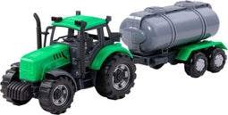 Cavallino Tractor met Tankwagen Groen, Schaal 1:32
