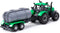 Cavallino Tractor met Tankwagen Groen, Schaal 1:32