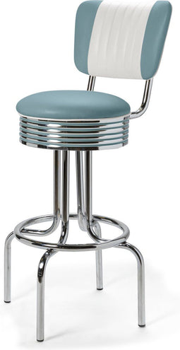 Bel Air Retro Barkruk BS-28CB Blauw