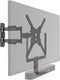 Cavus Draaibare en kantelbare Tv Muurbeugel geschikt voor Sonos Beam Soundbar & 32 - 50 Inch Televisies t/m 20 Kg - Zwart