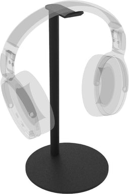 Cavus HSB Sphere Design Standaard voor Hoofdtelefoon - Koptelefoon Houder Trendy Zwart Staal - Rond