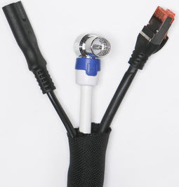 Cavus SW1915B Kabelsok Self Wrapping Ø19mm - 1,5 Meter -Zwart