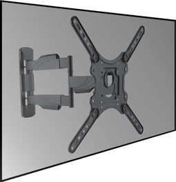 Cavus WME102L Universele TV muurbeugel extra long - Ophangbeugel voor 23-55" TV's - max. 35kg - Full motion beugel