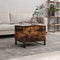 vidaXL - Salontafel - 60x44,5x45 - cm - bewerkt - hout - gerookt - eikenkleurig