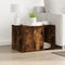 vidaXL - Kattenbakkast - 60x40x40 - cm - bewerkt - hout - gerookt - eikenkleurig