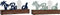Decoratieve figuren DKD Home Decor Beach LED Hout MDF (2 pcs) (34 x 8 x 16 cm)