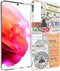 imoshion Hoesje Geschikt voor Samsung Galaxy S21 FE Hoesje Siliconen - imoshion Design hoesje - Meerkleurig / Post Travel