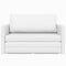 vidaXL - Vloersofa - Bed - 2-in-1 - Wit - 124x71x78 - cm - Kunstleer