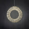 Luca Lighting Lichtkrans met Klassiek Witte LED Verlichting - Ø60 cm - Zilver
