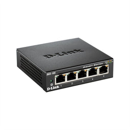 D-Link DGS-105 - Netwerkswitch - 5-poorts - Gigabit Ethernet - Unmanaged