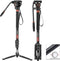 Cayer FP34DV Monopod - Professionele Aluminium Monopod met Vloeistofkop - Maximaal 71 Inch Hoog