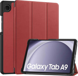 imoshion Samsung Galaxy Tab A9 - Trifold Bookcase - Auto-wake functie - Rood