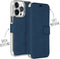 Accezz Hoesje Geschikt voor iPhone 14 Pro Hoesje Met Pasjeshouder - Accezz Xtreme Wallet Bookcase - Donkerblauw