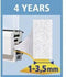 Tesa tesamoll - I-profiel tochtstrip - voor kieren 1-3,5 mm - wit - 6 meter