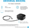 HP USB-C/A Universeel Dock G2 - Dockingstation voor notebook-pc's - Compatibel met HP Apple Dell Lenovo - Zwart