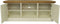 Tv meubel Provence - 150x45x62 - Wit/naturel - Eiken