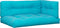vidaXL - Palletkussens - 3 - st - stof - turquoise