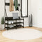 vidaXL - Vloerkleed - OVIEDO - laagpolig - Ø - 160 - cm - beige