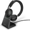 Jabra Evolve2 65 MS - Bluetooth Headset - Duo - USB-A dongle - zwart