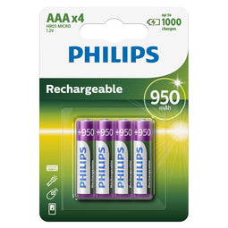 Philips R03B4A95/10 - Batterij Ni-MH 950mAh - Multi-color