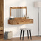 vidaXL - Wandgemonteerde - Kaptafel - - - Vintage - Hout - - - 100x40x70 - cm