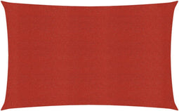 vidaXL - Zonnezeil - 160 - g/m² - 6x8 - m - HDPE - rood
