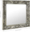 vidaXL - Wandspiegel - barok - stijl - 60x60 - cm - zilverkleurig