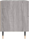 vidaXL - Nachtkastje - 40x35x47,5 - cm - bewerkt - hout - grijs - sonoma - eikenkleur